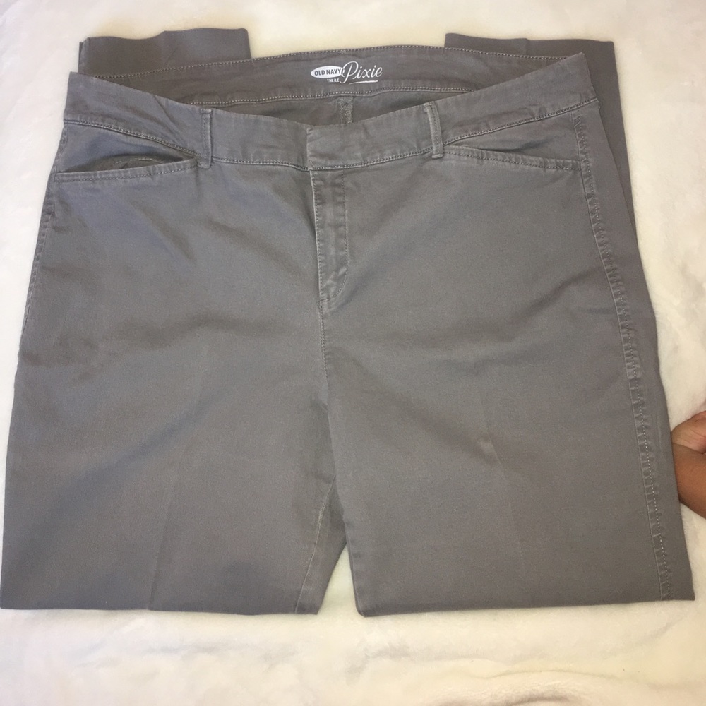 Pixie cut trouser slacks